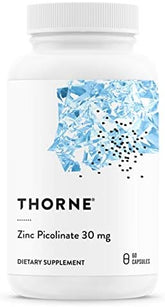 Thorne, Zinc Picolinate, 30 mg, 180 Capsules